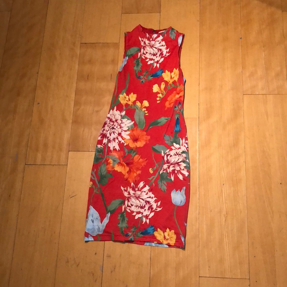 Red Floral Alice & Olivia